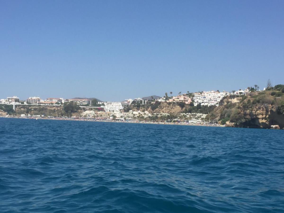Playa Burriana, Tva Terasser, Havsutsikt, Pool 네르하 외부 사진