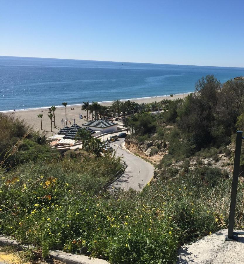Playa Burriana, Tva Terasser, Havsutsikt, Pool 네르하 외부 사진